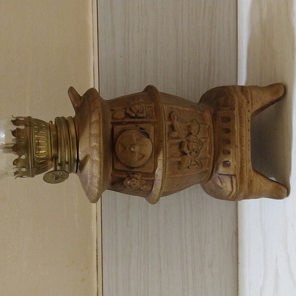 Vintage Chase Pot Belly Patio Kerosene Lamp - Picture 2 of 6